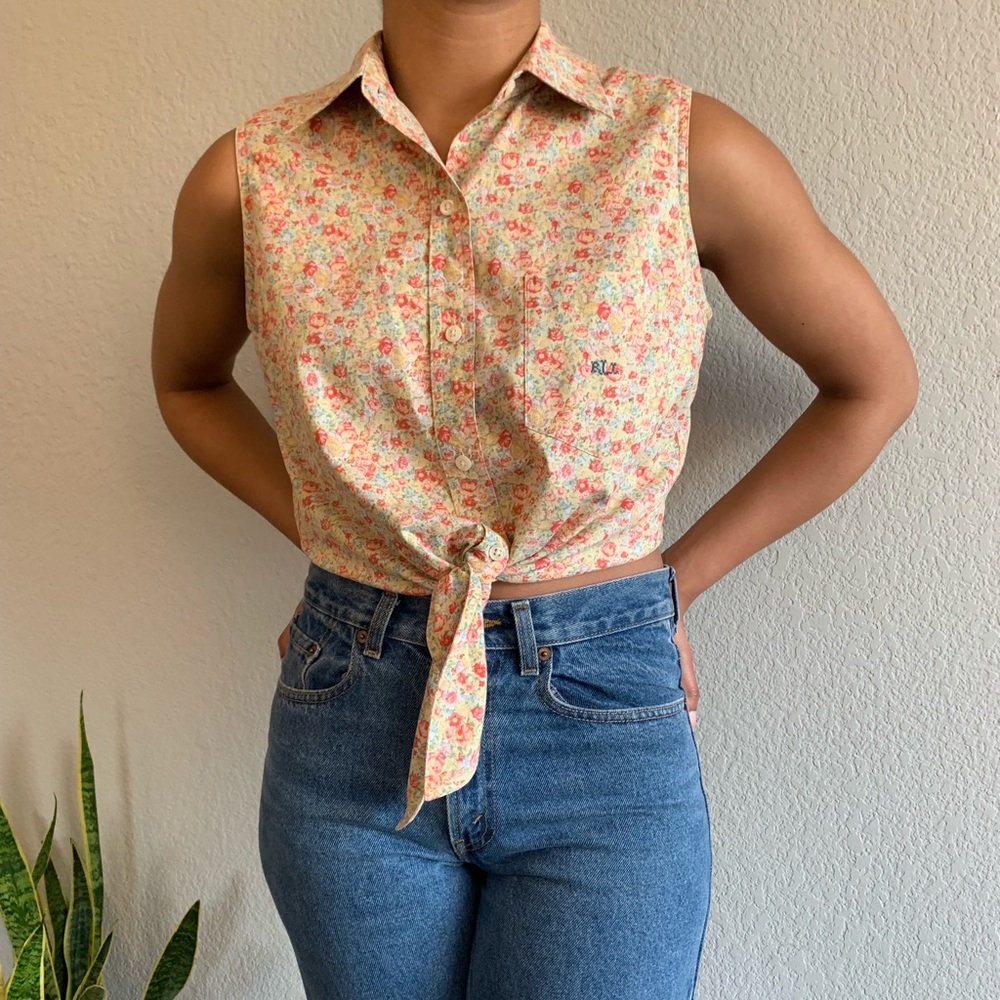 Vintage Lauren Ralph Lauren Sleeveless Top